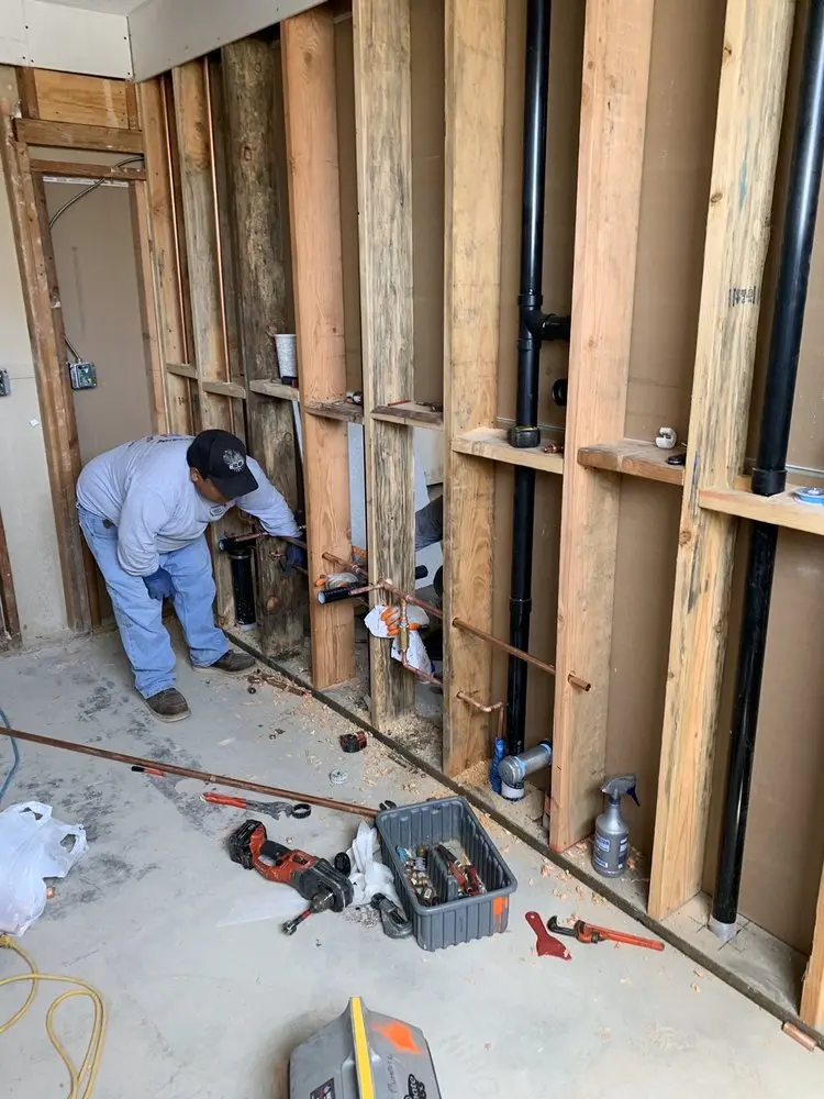 Commercial rough-in plumbing for Gas Line Repair in Westfield Terrace
